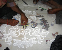 Marble Inlay Flooring