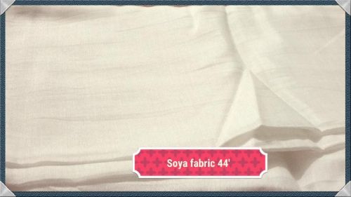 Sustainable Soya Natural Fabric, For Garments, Kids Wear, Pattern : Plain