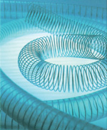 BILLION Coated PVC Steel Spring Hoses, Color : TRANSPARENT