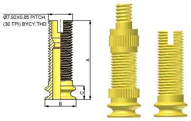 Alligaro Stem Brass Tube Valve