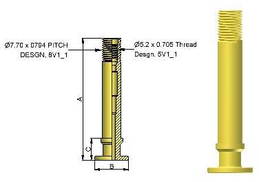 Brass Scooter Tube Valve