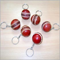 Cricket Ball Keyrings