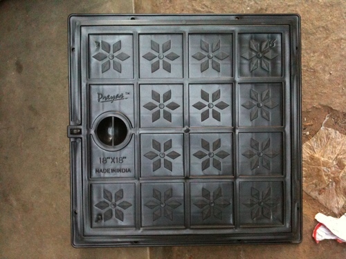 Preyas PVC Drain Covers, Color : Black