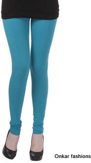 Mid Waist Cotton Lycra Leggings, Packaging Type : Poly Bag