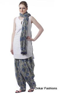 Printed Patiala Salwar With Dupatta