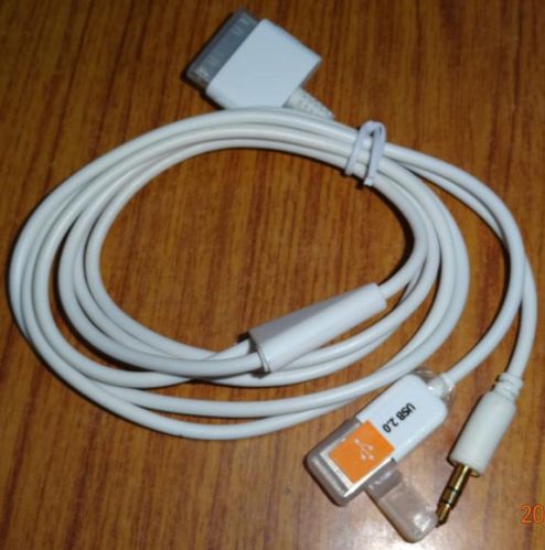 USB Aux Audio Data Charger Cable