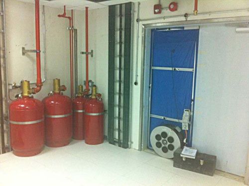 Air Venting Fire Suppression System