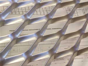 Expanded Metal Mesh, Material : Aluminium
