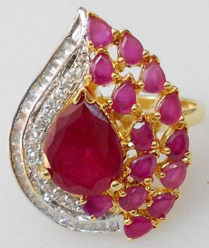 Polished Cubic Zirconia Finger Rings, Packaging Type : Fabric Bag, Plastic Box, Plastic Packet