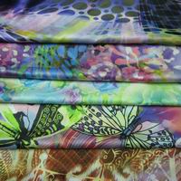 Poly Digital Printed Satin Sp Fabric