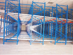 Metal Gravity Racking System, For Industrial