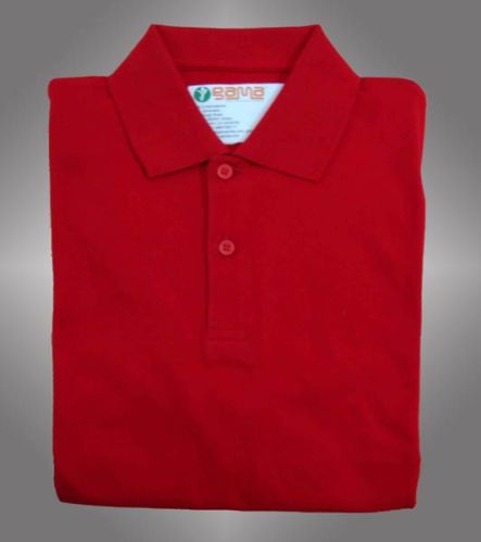 Golf Tshirt Mercerised Cotton, Color : Red