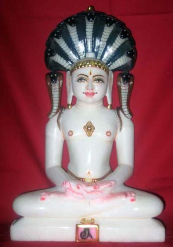 Marble Parshwanath Statue