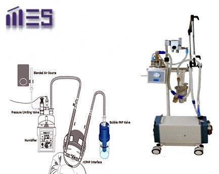 Mes Bubble Generating CPAP Machine