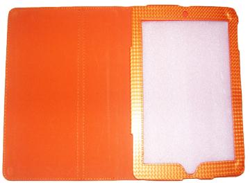 New Ipad Leather Case Orange