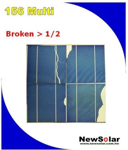 156*156 Multi 2BB Broken cells>1/2 Solar Cells