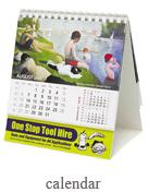 Printed Paper Table Calendar, Size : Standard