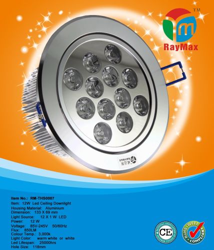 12w LED Ceiling Light Fittings Spotlight