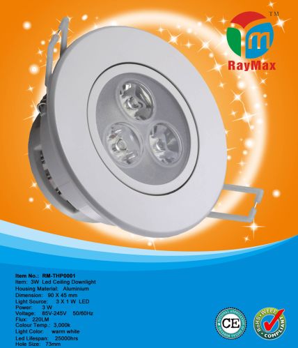 3w LED Ceiling Downlight