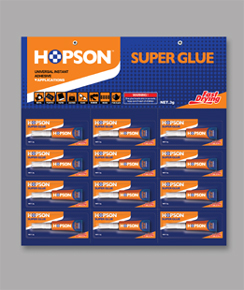 1g*12pcs Card Aluminum Tube Super Glue