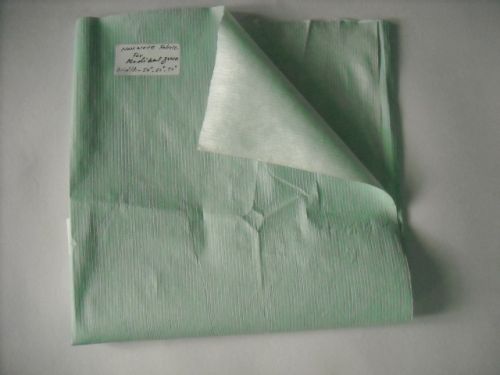 PP Nonwoven Fabric With Pe Coating, Color : Medical Green