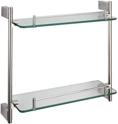 Double Layer Glass Shelf - (3722)
