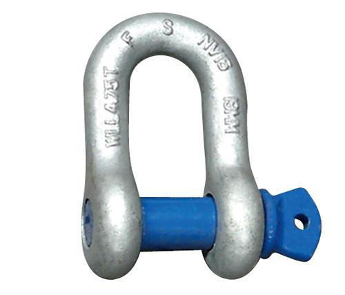 Steel D Shackle, For Hardware, Lashing, Lifting, Surface Treatment : Powder Coated, Painted, Zinc