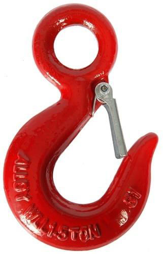 Alloy Steel Eye Hook, For Hardware, Lashing, Lifting, Color : Red