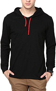 Mens Hooded T-Shirts, Size : L, XL