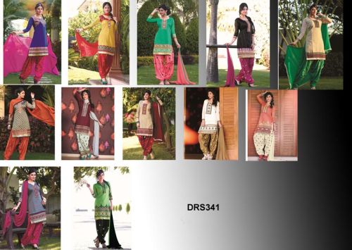 Chanderi Dress Material