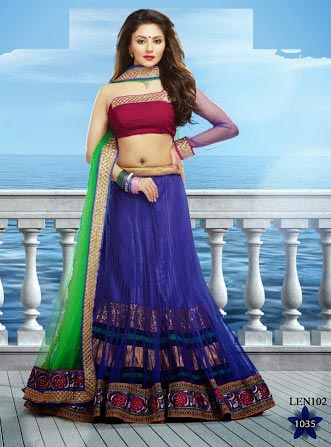 Designer lehenga choli, Occasion : Festival Wear