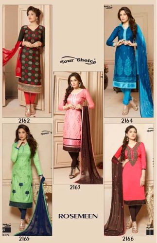 Rosemeen- Designer Fancy Georgette With Embroidry Work Salawar Suit