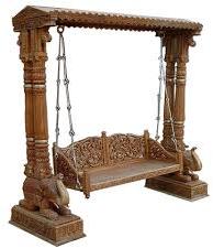 Wooden Carved Swing