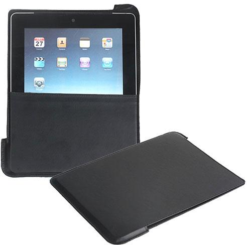 Protective Side-Inserted Style Leather Pouch Case For Apple iPad 2