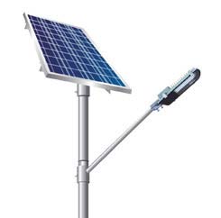 Solar street light, Lighting Color : WHITE
