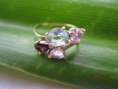 Sterling Silver Cubic Zirconia Square Ring