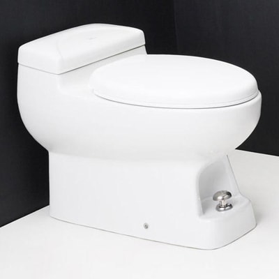 Ceramic One Piece Water Closet, Color : White