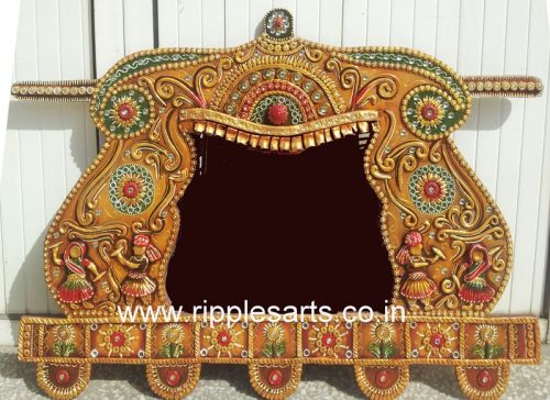 Non Polished Jharokha Paintings, Packaging Type : Carton Box, Thermocol Box