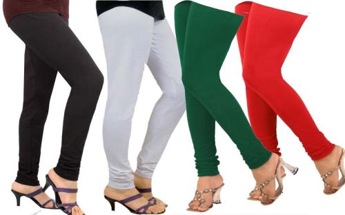 Ladies leggings, Material : Cotton Lycra