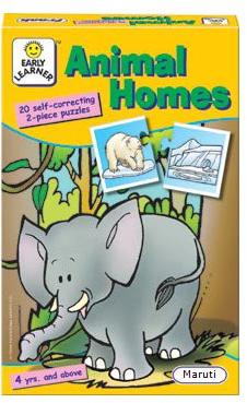 Animal Homes Puzzles