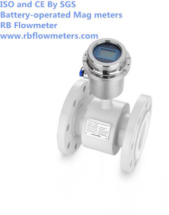 RBEFB Battery Powered Electromagnetic Flow Meter