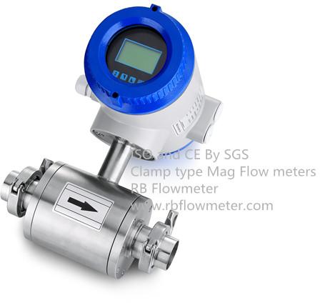 Tri-clamp Electromagnetic Flow Meter, Brand Name : R&B