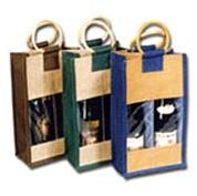 Jute Wine Bottle Bags