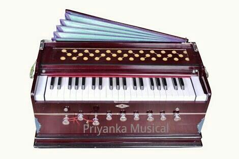 Wood 8KG SPL Harmonium, Color : Brown