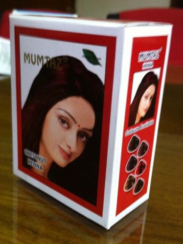 Mumtaz Chestnut Henna Hair Color, For Parlour, Personal, Packaging Type : Plastic Packet, PP Bag