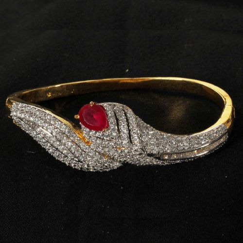 Fashion Arena Ruby American Diamond Kada