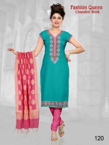 Pyor Chanderi Cotton Dress Material