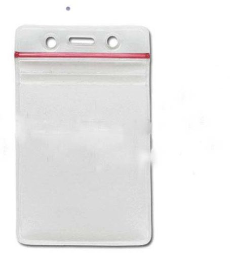 Clear PVC Badge Holder With Clips suituable your need