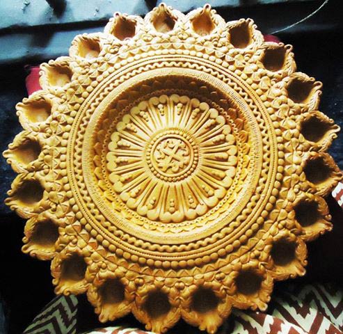 Designer Terracotta Diyas