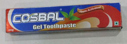 Cosbal Gel Toothpaste, For Teeth Cleaning, Variety : Common